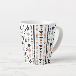Südwestlich inspirierte geometrische Navajo-Cream- Milchtasse