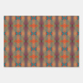 Südwestlich Inspirierte Kunst Abstraktes Muster Geschenkpapier Set (Vorderseite 2)