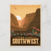 Südwestlich | Vereinigte Staaten Postkarte (Vorderseite)