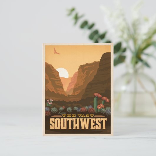 Südwestlich | Vereinigte Staaten Postkarte (Stehend Vorderseite)