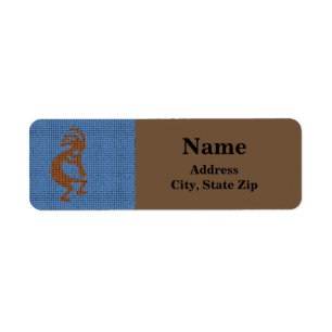 Südwestlich von Arizona Flute Kokopelli über blaue
