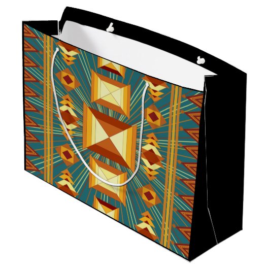 Südwestlich von Golden Sun rächt indisches Blanken Große Geschenktüte (Rückseite Schrägansicht)