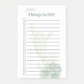 Südwestlich von Prickly Birne Wüste Kaktus Post-it Klebezettel (Vorderseite)