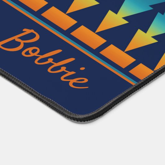 Südwestlich von Sunset Pines and Stars Personalisi Schreibtischunterlage (Ecke)