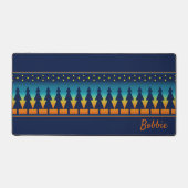 Südwestlich von Sunset Pines and Stars Personalisi Schreibtischunterlage (Vorderseite)