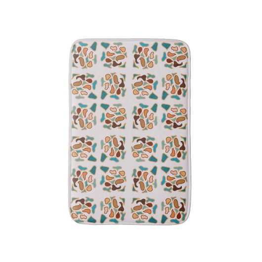 Südwestliche Abstrakte Erde Tone Art Badematte (Vorderseite Vertikal)