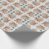 Südwestliche Abstrakte Erde Tone Art Geschenkpapier (Ecke)