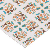 Südwestliche Abstrakte Erde Tone Art Kurzer Tischläufer (Ecke)