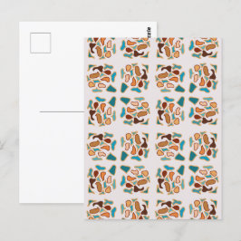 Südwestliche Abstrakte Erde Tone Art Postkarte