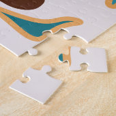 Südwestliche Abstrakte Erde Tone Art Puzzle (Seite)