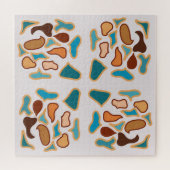 Südwestliche Abstrakte Erde Tone Art Puzzle (Horizontal)