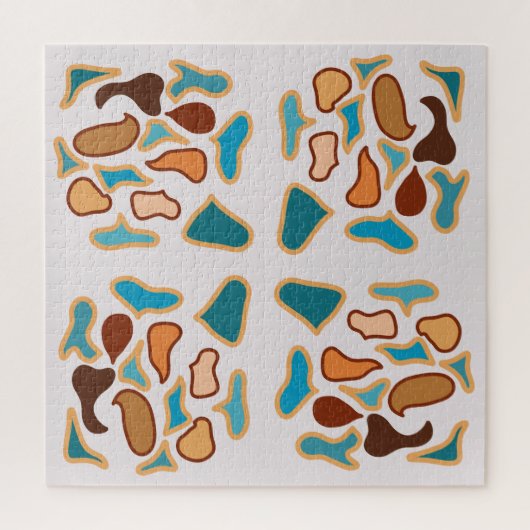 Südwestliche Abstrakte Erde Tone Art Puzzle (Vertikal)