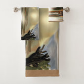 Südwestliche Abstrakte Kunst Badhandtuch Set (Insitu)
