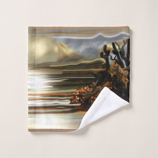 Südwestliche Abstrakte Kunst Badhandtuch Set (Waschlappen)