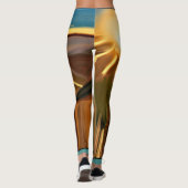 Südwestliche Abstrakte Kunst Leggings (Rückseite)