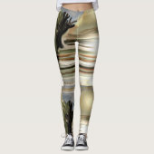 Südwestliche Abstrakte Kunst Leggings (Vorderseite)