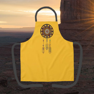 Südwestliche Amber Yellow Dreamcatcher-Schürze Schürze