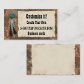 Südwestliche Art Visitenkarte (Vorne/Hinten)