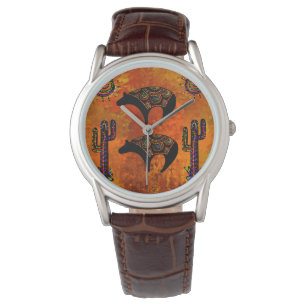 Südwestliche Bärenkunst Armbanduhr