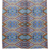 Südwestliche Beerenkunst Duschvorhang (Vorderseite)