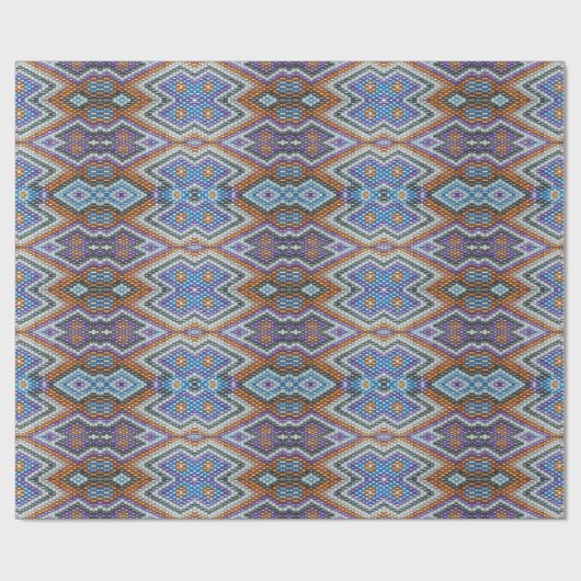 Südwestliche Beerenkunst Geschenkpapier (Flach)