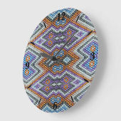 Südwestliche Beerenkunst Große Wanduhr (Winkel)