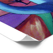 Südwestliche Blues Poster (Ecke)