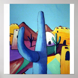 Südwestliche Blues Poster