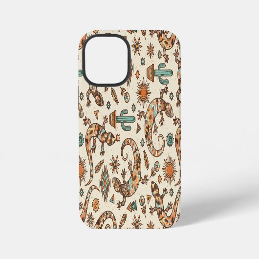 Südwestliche Echsen iPhone Hülle (Rückseite)