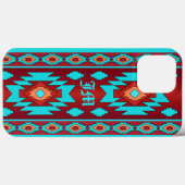 Südwestliche geometrische Ethnik Case-Mate iPhone Hülle (Rückseite (Horizontal))