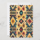 südwestliche Hochzeitseinladung Feiertagskarte (Rückseite)