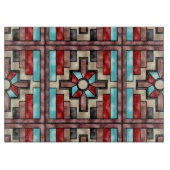 Südwestliche Imitate Glasschnittbrett Schneidebrett (Vorderseite)