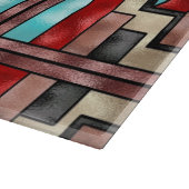 Südwestliche Imitate Glasschnittbrett Schneidebrett (Ecke)