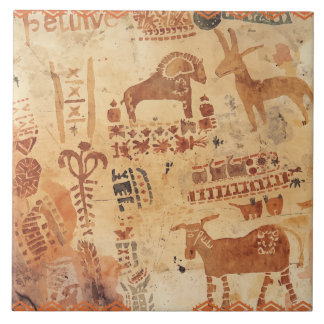 Südwestliche indianische Petroglyphe Fliese