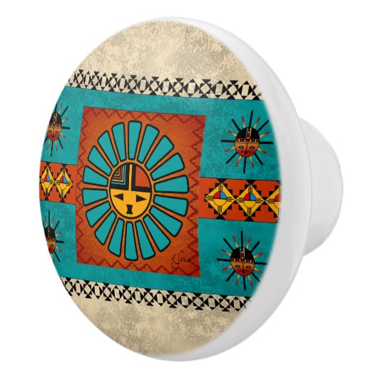 Südwestliche Keramik-Griffe Keramikknauf (Rechts)