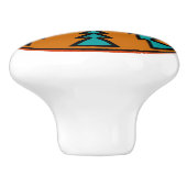 Südwestliche Keramik-Griffe Keramikknauf (Seitenansicht)