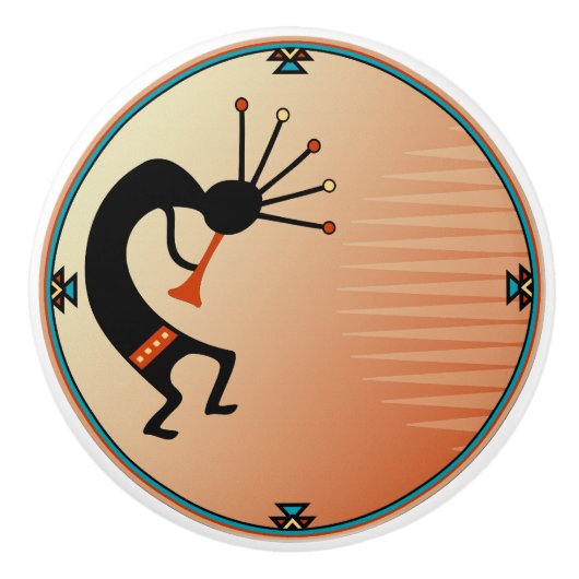 Südwestliche Keramik-Griffe Keramikknauf (Vorderseite)