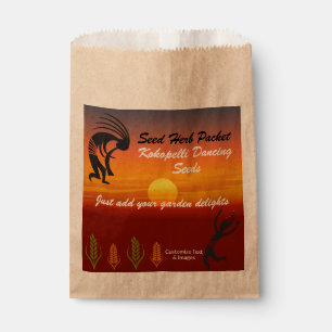 Südwestliche Kokopelli-Samenpackung Geschenktütchen