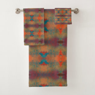 Südwestliche Kunst Abstract Pattern Badhandtuch Set