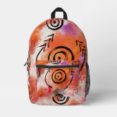 Südwestliche Kunst Bedruckter Rucksack (Vorderseite)