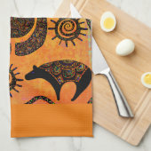 Südwestliche Kunst Geschirrtuch (Viertel Falte)