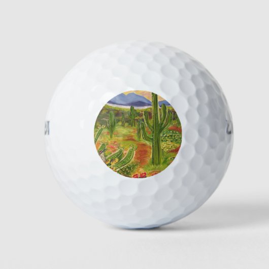 Südwestliche Kunst Golfball (Vorderseite)
