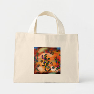 Südwestliche Kunst Kokopeli Mini Stoffbeutel