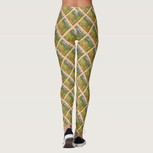 Südwestliche Kunst Leggings (Rückseite)