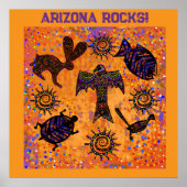 Südwestliche Kunst Poster (Vorne)