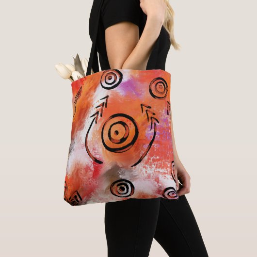 Südwestliche Kunst Tasche (Von Nahem)