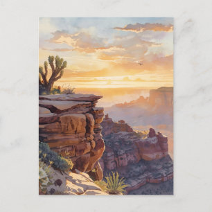 Südwestliche Landschaft Wüste Canyon Sunrise Postkarte