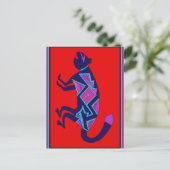 Südwestliche Mimbres Cat Postkarte (Stehend Vorderseite)