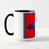 Südwestliche Mimbres Cat Tasse (Links)