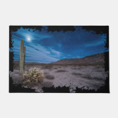 Südwestliche Mondnacht Landschaft Arizona Fußmatte (Vorderseite)